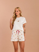 PIJAMA FEMININO SHORT DOLL MANGA CURTA
