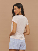 PIJAMA FEMININO SHORT DOLL MANGA CURTA