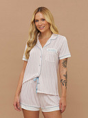 PIJAMA FEMININO CAMISARIA MANGA CURTA