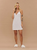PIJAMA FEMININO CAMISOLA ALÇA COM RENDA