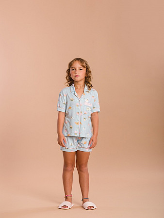 PIJAMA INFANTIL CAMISARIA CURTA