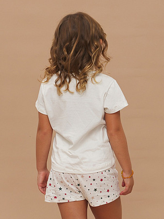 PIJAMA FEMININO SHORT DOLL MANGA CURTA INFANTIL