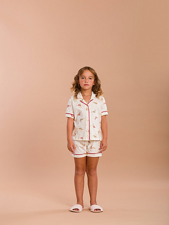 PIJAMA INFANTIL CAMISARIA CURTA
