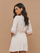 PIJAMA FEMININO ROBE COM RENDA