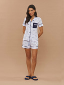 PIJAMA FEMININO CAMISARIA MANGA CURTA