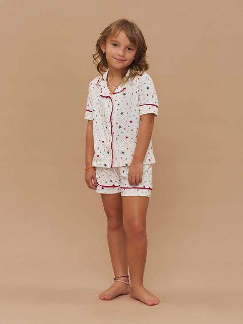 PIJAMA FEMININO CAMISARIA MANGA CURTA INFANTIL
