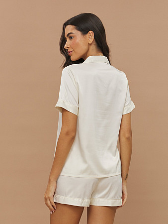 PIJAMA FEMININO CAMISARIA MANGA CURTA
