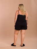 PIJAMA FEMININO PLUS SIZE SHORT DOLL ALÇA COM DETALHES EM RENDA