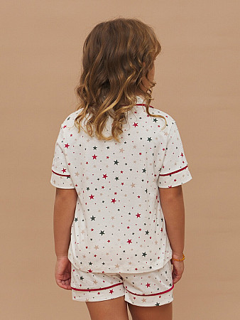 PIJAMA FEMININO CAMISARIA MANGA CURTA INFANTIL