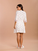 PIJAMA FEMININO ROBE COM DETALHE EM RENDA