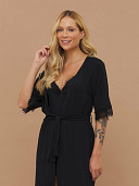 PIJAMA FEMININO ROBE COM RENDA