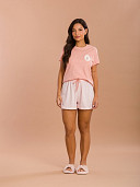 PIJAMA FEMININO SHORT DOLL MANGA CURTA