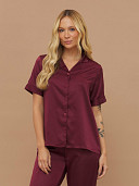 PIJAMA FEMININO CAMISARIA LONGA COM MANGA CURTA