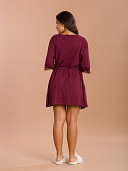 PIJAMA FEMININO ROBE COM DETALHE EM RENDA