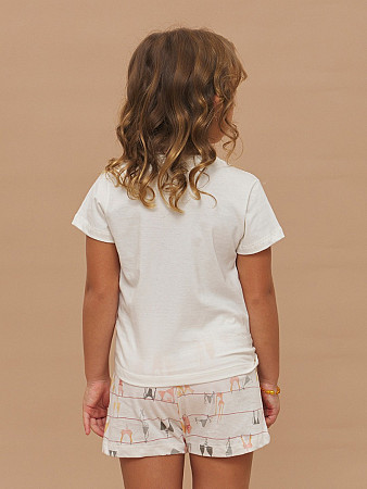 PIJAMA FEMININO SHORT DOLL MANGA CURTA INFANTIL