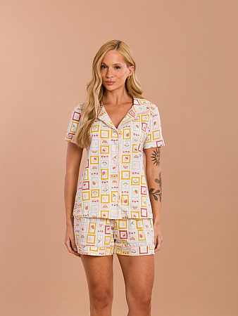 PIJAMA FEMININO CAMISARIA CURTA