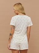 PIJAMA FEMININO SHORT DOLL MANGA CURTA