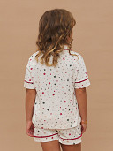 PIJAMA FEMININO CAMISARIA MANGA CURTA INFANTIL