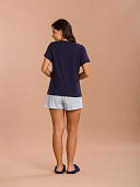 PIJAMA FEMININO SHORT DOLL MANGA CURTA