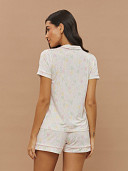 PIJAMA FEMININO CAMISARIA MANGA CURTA