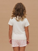 PIJAMA FEMININO SHORT DOLL MANGA CURTA INFANTIL