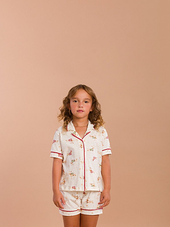 PIJAMA INFANTIL CAMISARIA CURTA
