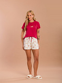 PIJAMA FEMININO SHORT DOLL MANGA CURTA