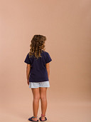 PIJAMA INFANTIL SHORT DOLL MANGA CURTA
