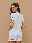 PIJAMA FEMININO CAMISARIA MANGA CURTA