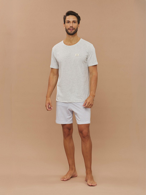 PIJAMA MASCULINO MANGA CURTO