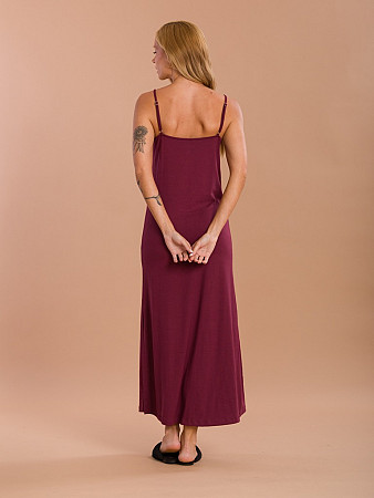 PIJAMA FEMININO CAMISOLA LONGA ALÇA COM DETALHES EM RENDA