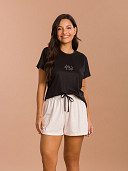 PIJAMA FEMININO SHORT DOLL MANGA CURTA