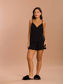 PIJAMA FEMININO CAMISOLA ALÇA COM DETALHES EM RENDA