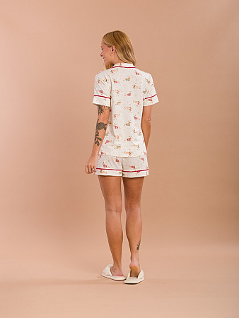 PIJAMA FEMININO CAMISARIA CURTA