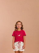 PIJAMA INFANTIL SHORT DOLL MANGA CURTA