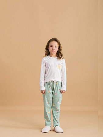 PIJAMA FEMININO LONGO INFANTIL