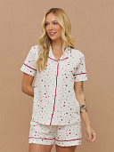 PIJAMA FEMININO CAMISARIA MANGA CURTA