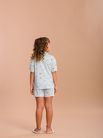 PIJAMA INFANTIL CAMISARIA CURTA