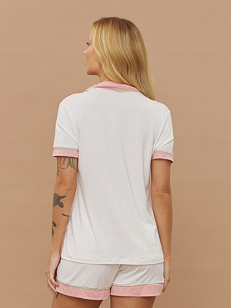 PIJAMA FEMININO CAMISARIA MANGA CURTA
