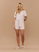 PIJAMA FEMININO CAMISARIA MANGA CURTA