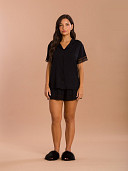 PIJAMA FEMININO SHORT DOLL ALÇA COM DETALHES EM RENDA