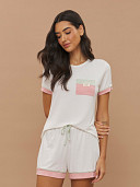 PIJAMA FEMININO SHORT DOLL MANGA CURTA