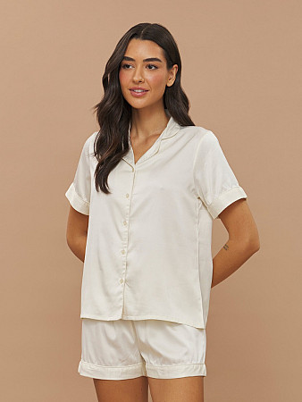 PIJAMA FEMININO CAMISARIA MANGA CURTA