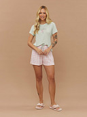 PIJAMA FEMININO SHORT DOLL MANGA CURTA