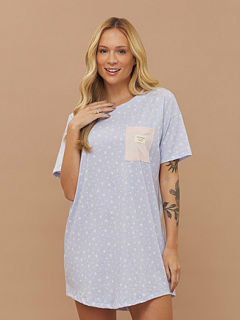 PIJAMA FEMININO CAMISOLA MANGA CURTA