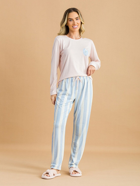 PIJAMA FEMININO LONGO