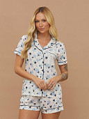 PIJAMA FEMININO CAMISARIA MANGA CURTA