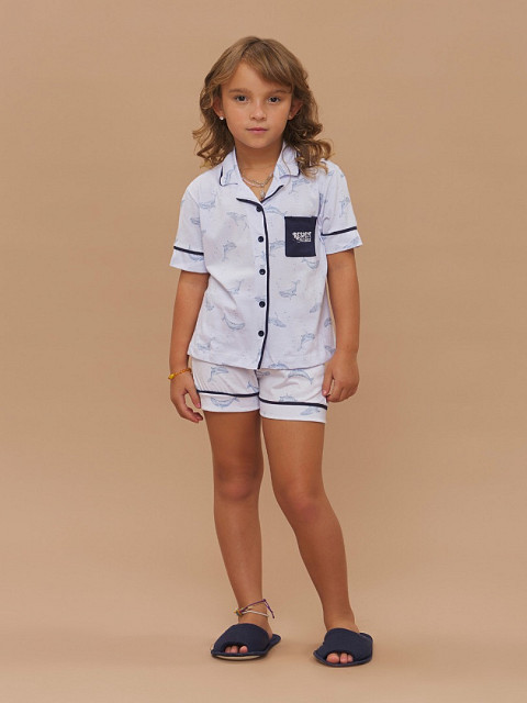 PIJAMA FEMININO CAMISARIA MANGA CURTA INFANTIL