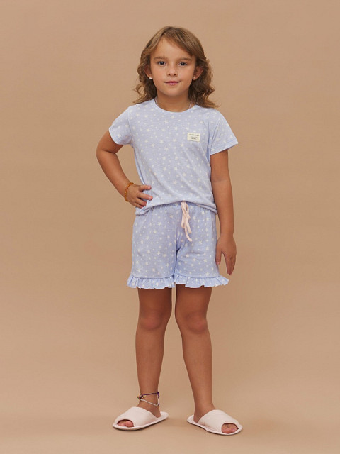 PIJAMA FEMININO SHORT DOLL MANGA CURTA INFANTIL