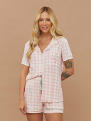 PIJAMA FEMININO CAMISARIA MANGA CURTA